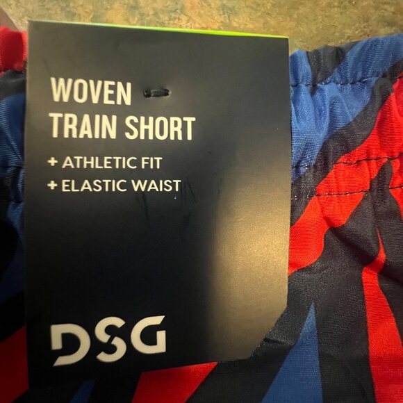 DSG Boys Small Woven Volley Shorts‎ University Navy Bolt Print - Picture 7 of 9